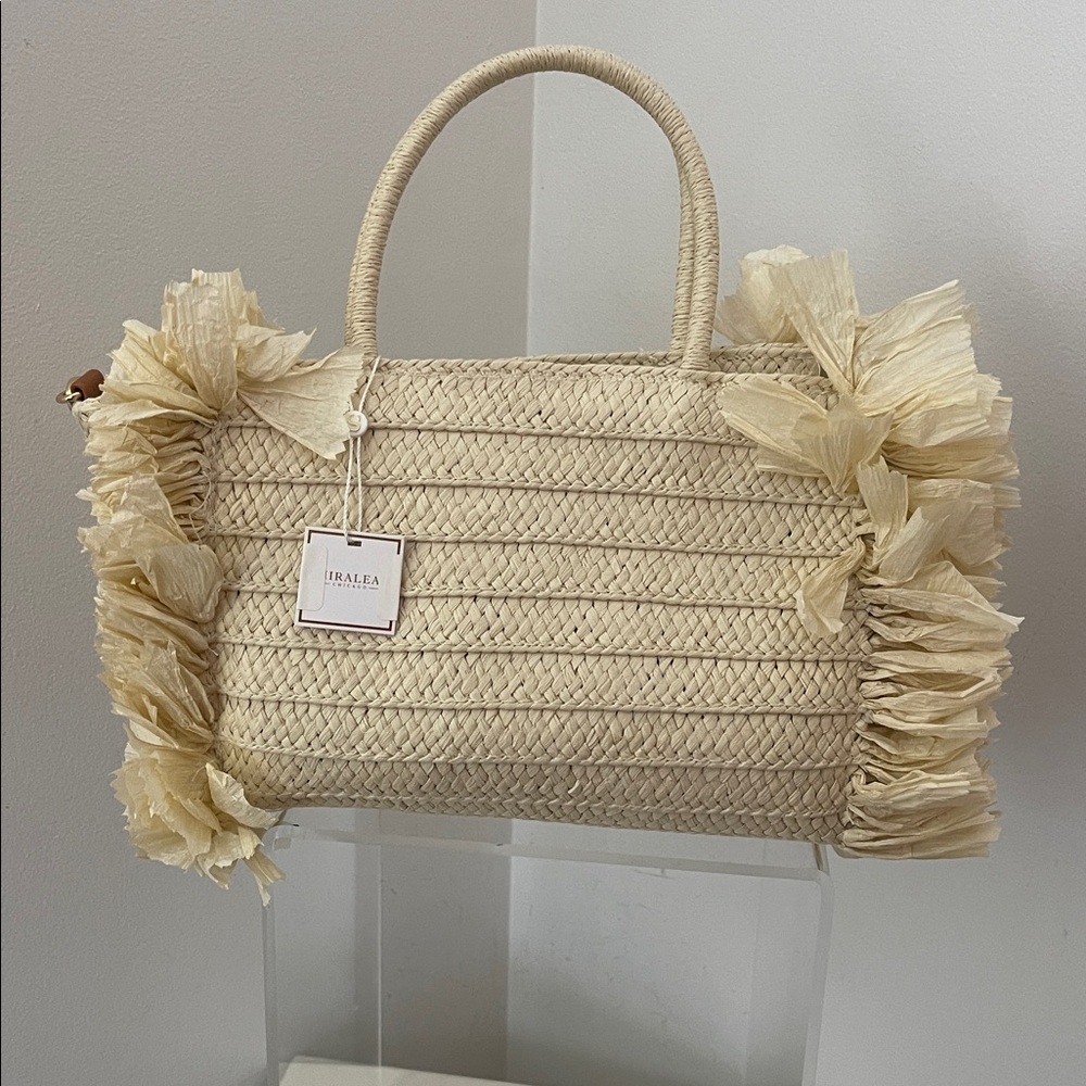 Elegant Cream Tote Bag with tags!